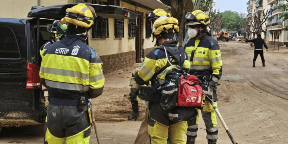 Operativo canario desplegado por la DANA en Valencia sobrepasa las 300 intervenciones en menos de una semana