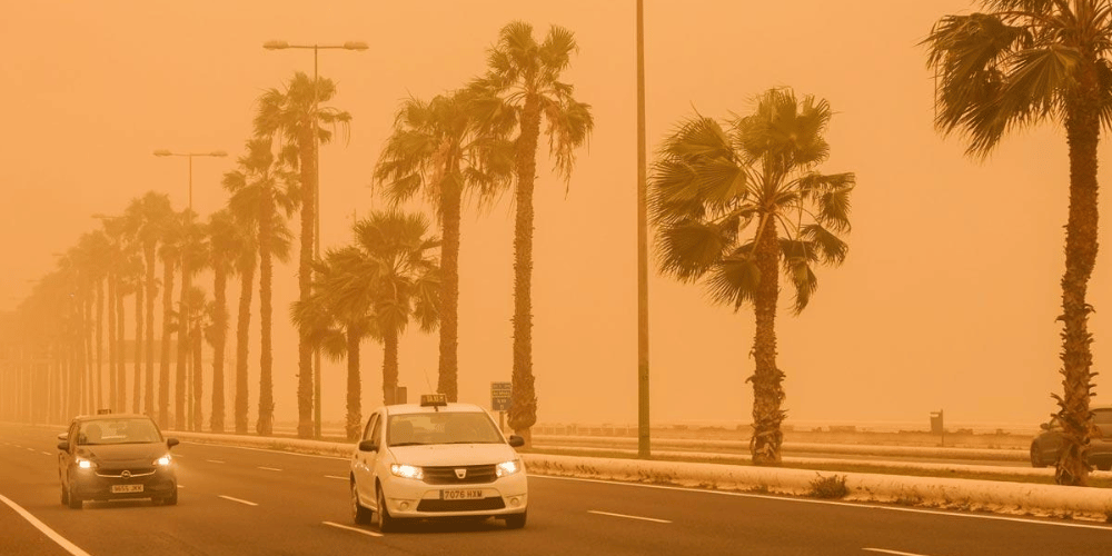 Continua la alerta amarilla en Gran Canarias por calima intensa