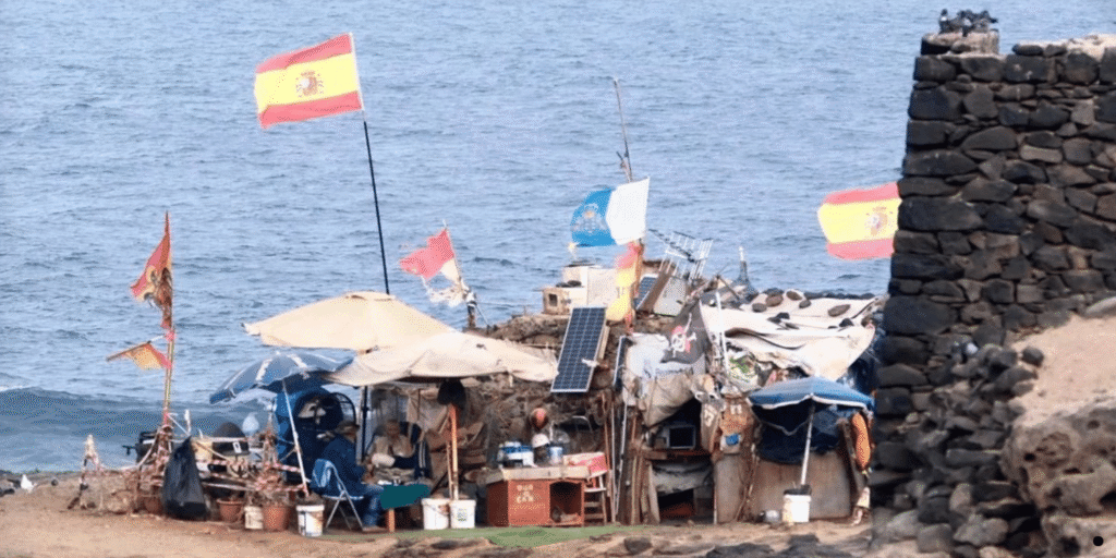 Búnker histórico de la II Guerra Mundial recuperado en Punta de El Confital, Las Palmas de Gran Canaria