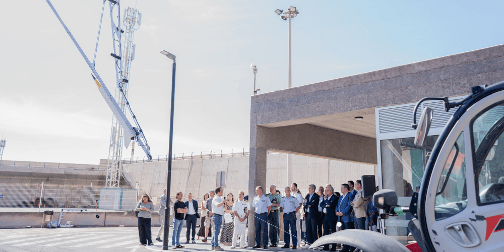 Lanzamiento de globo estratosférico en La Gomera de B2Space desde el Puerto de Vueltas, Islas Canarias