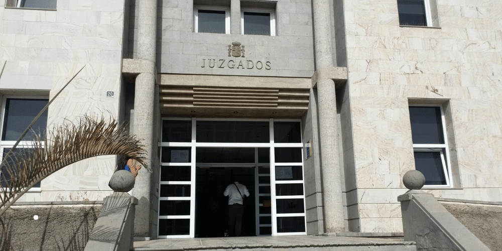 Juzgado de Puerto del Rosario donde se siguen diligencias judiciales contra concejal de Fuerteventura por accidente de tráfico